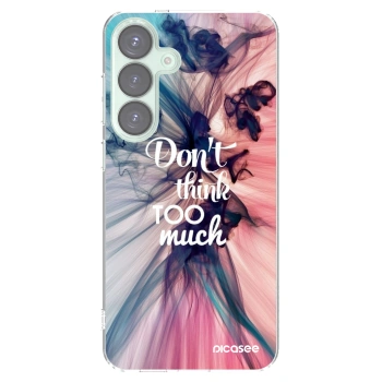Picasee silikonska prozirna maskica za Samsung Galaxy S25+ 5G - Don't think TOO much