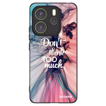 Picasee crna silikonska maskica za Xiaomi Redmi Note 14 4G - Don't think TOO much