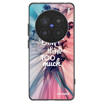 Picasee crna silikonska maskica za Vivo X200 Pro - Don't think TOO much