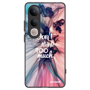 Picasee crna silikonska maskica za Vivo V50 Lite 5G - Don't think TOO much