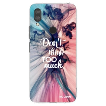 Picasee silikonska prozirna maskica za Xiaomi Redmi 7 - Don't think TOO much