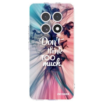 Picasee silikonska prozirna maskica za Xiaomi Redmi Note 15 - Don't think TOO much