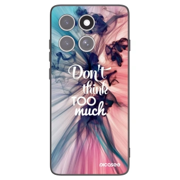 Picasee crna silikonska maskica za Motorola Edge 60 Fusion - Don't think TOO much