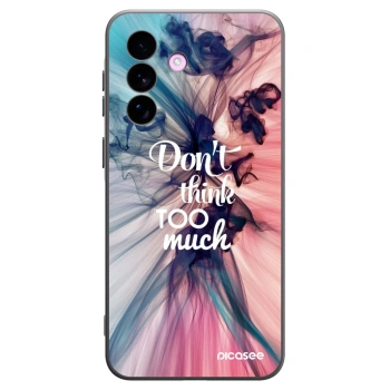 Picasee crna silikonska maskica za Samsung Galaxy A57 5G - Don't think TOO much
