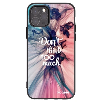 Picasee crna silikonska maskica za Apple iPhone 11 Pro - Don't think TOO much