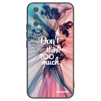 Picasee crna silikonska maskica za Huawei Nova 5T - Don't think TOO much