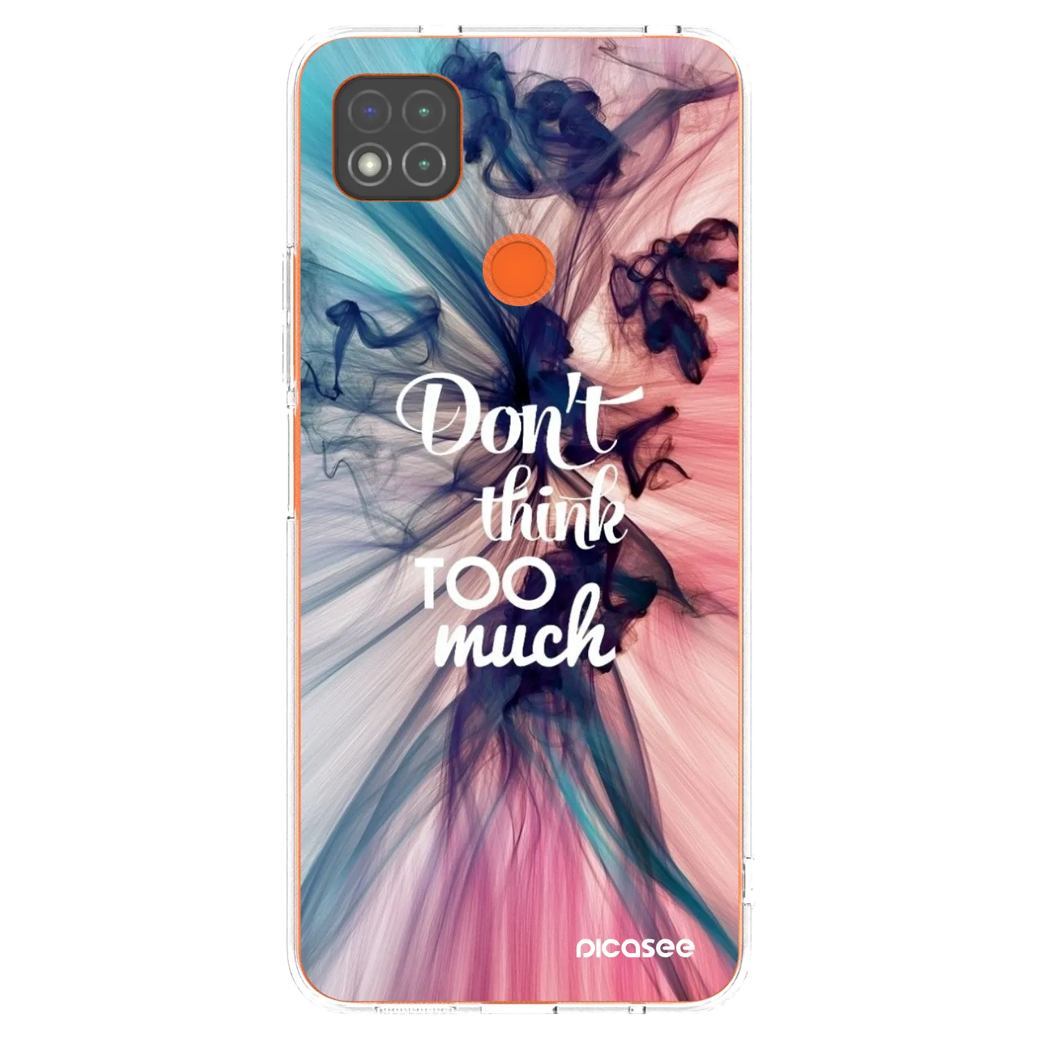 Picasee silikonska prozirna maskica za Xiaomi Redmi 9C - Don't think TOO much