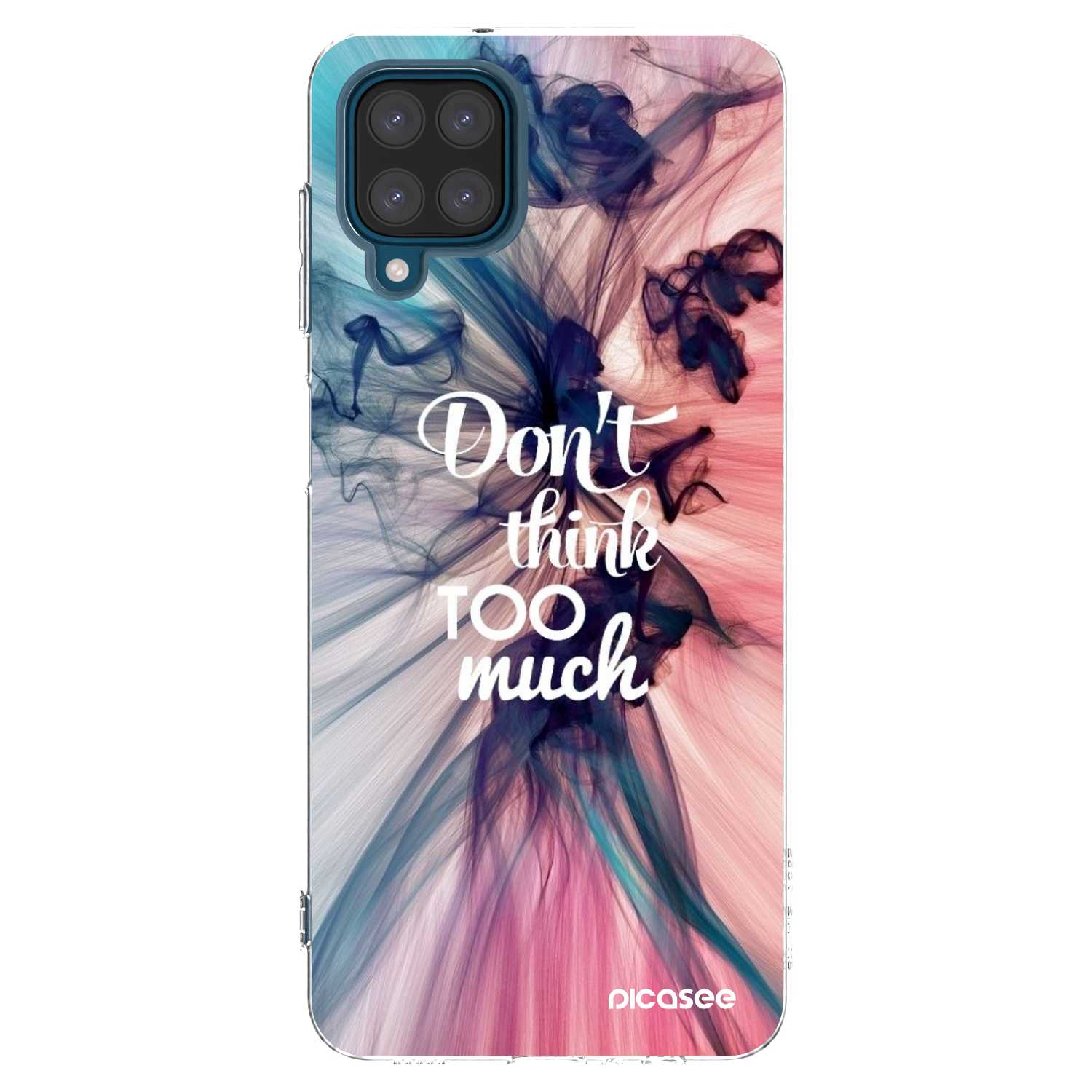 Picasee silikonska prozirna maskica za Samsung Galaxy A12 A125F - Don't think TOO much