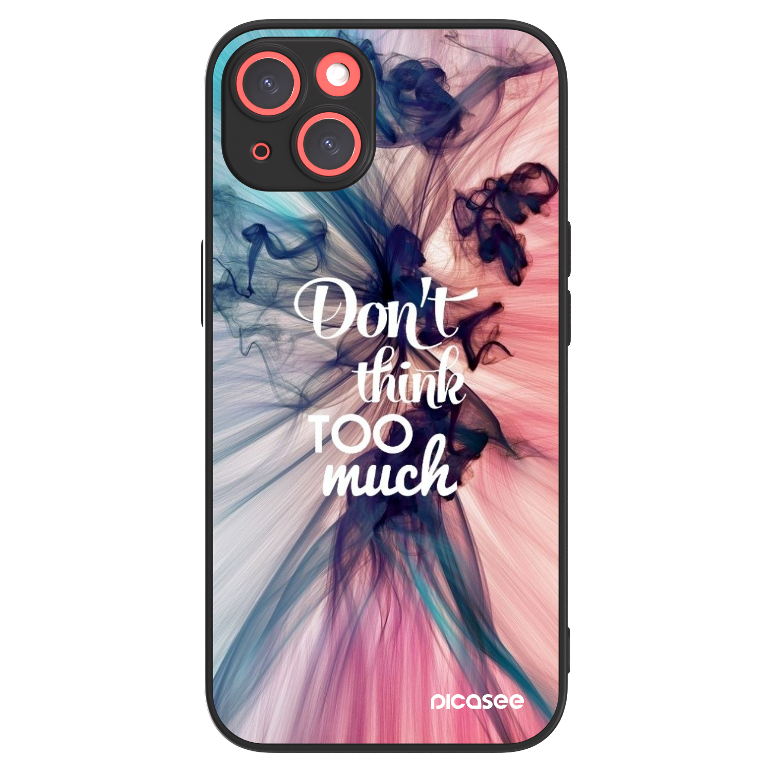 Picasee ULTIMATE CASE za Apple iPhone 13 - Don't think TOO much