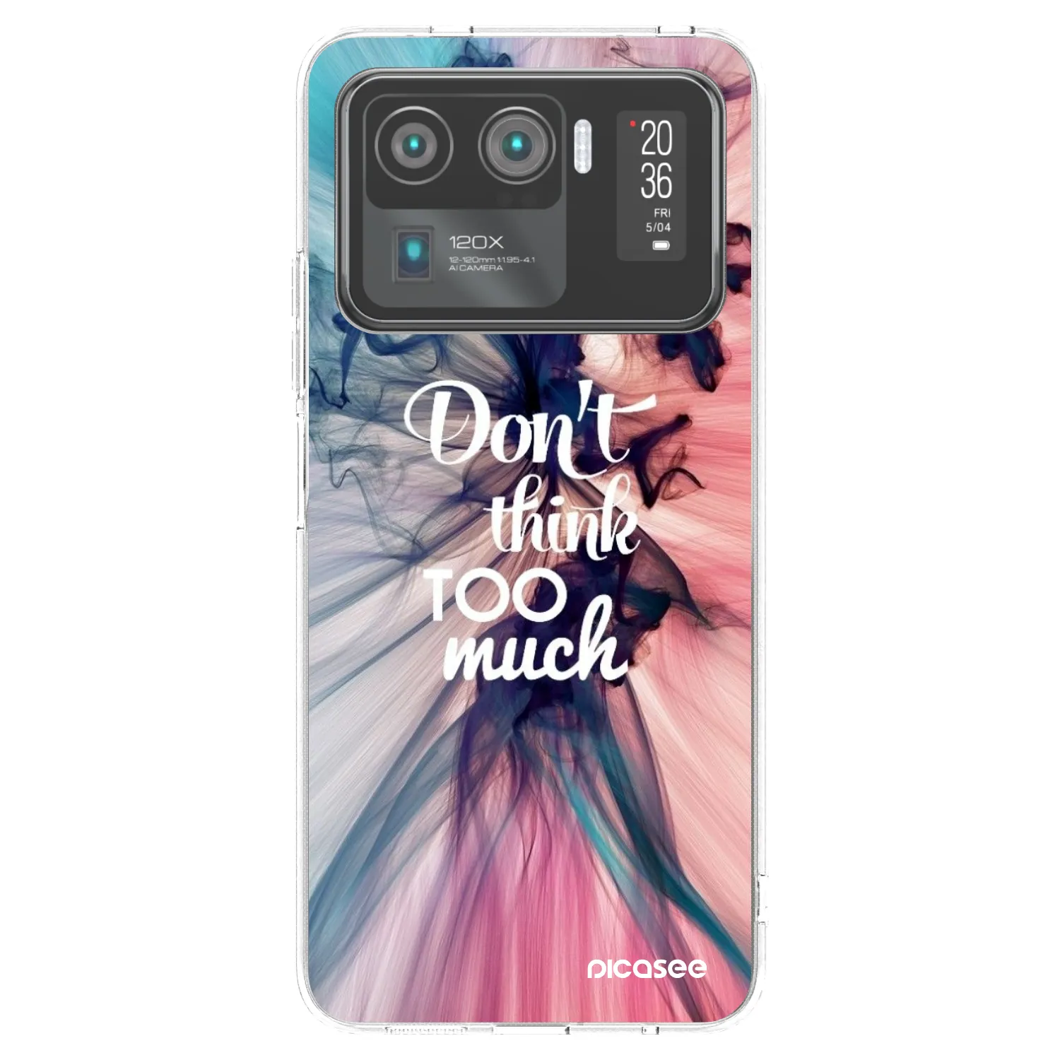 Picasee silikonska prozirna maskica za Xiaomi Mi 11 Ultra - Don't think TOO much