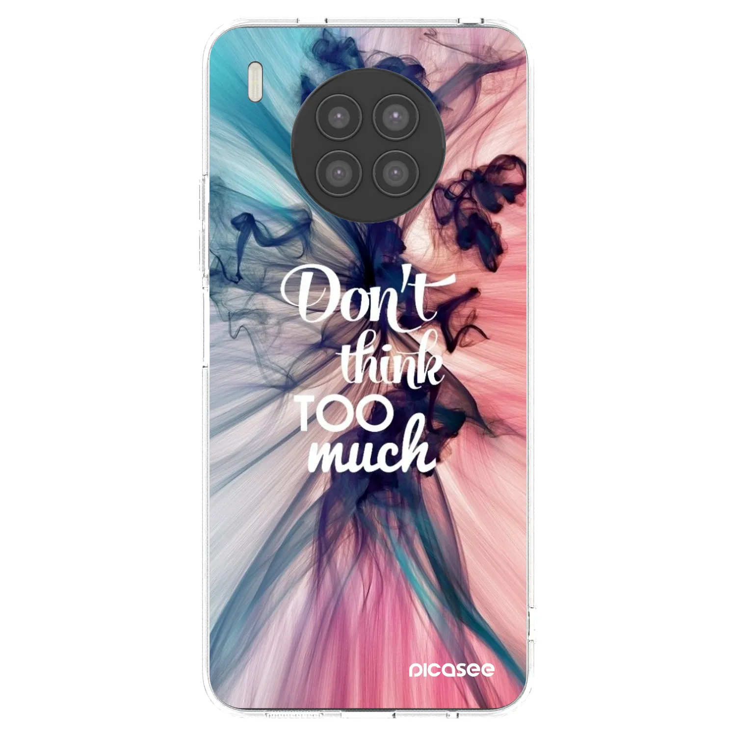 Picasee silikonska prozirna maskica za Huawei Nova 8i - Don't think TOO much