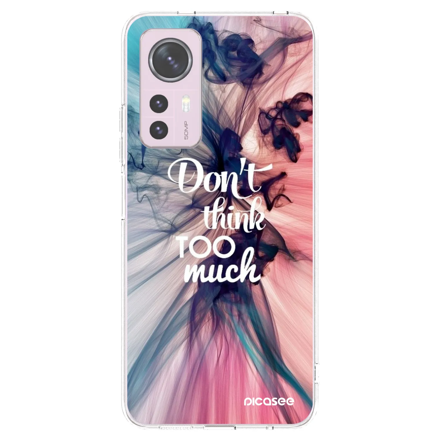 Picasee silikonska prozirna maskica za Xiaomi 12 - Don't think TOO much