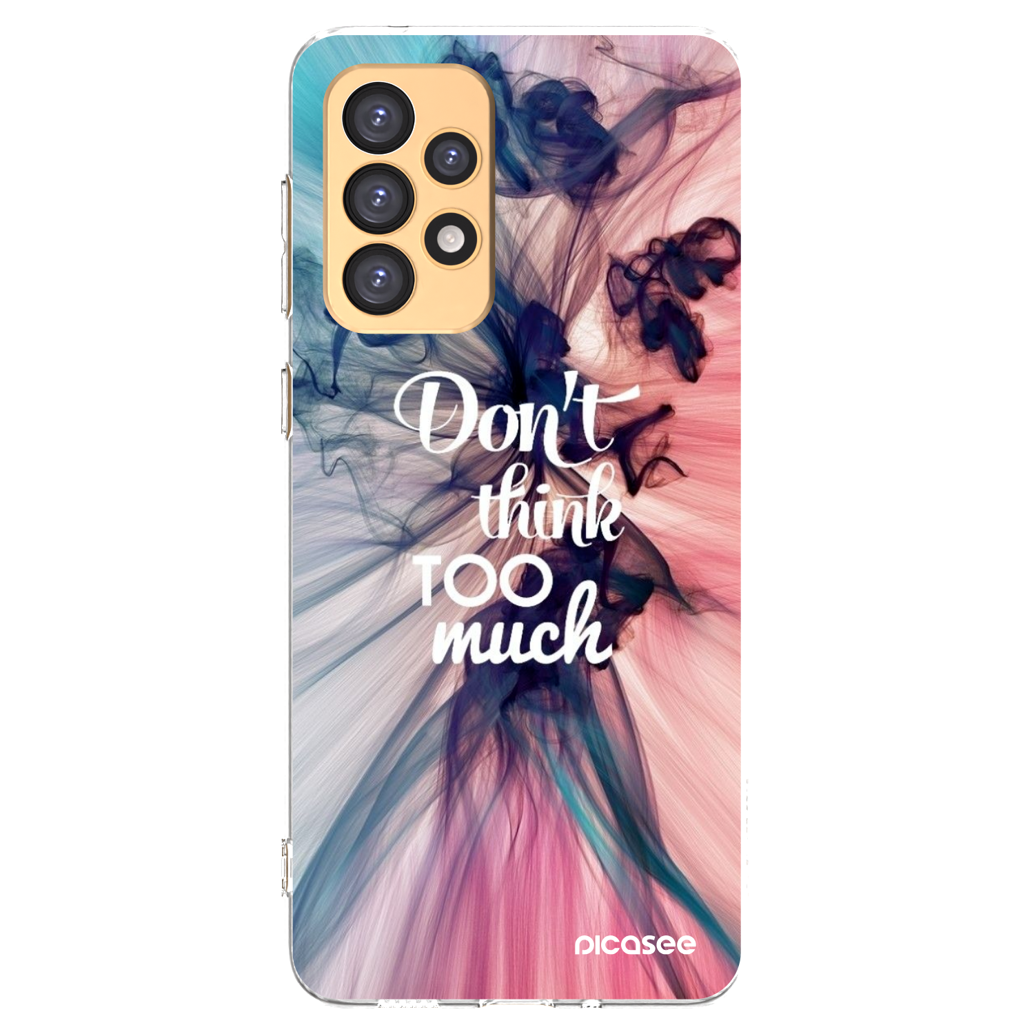 Picasee silikonska prozirna maskica za Samsung Galaxy A33 5G A336 - Don't think TOO much