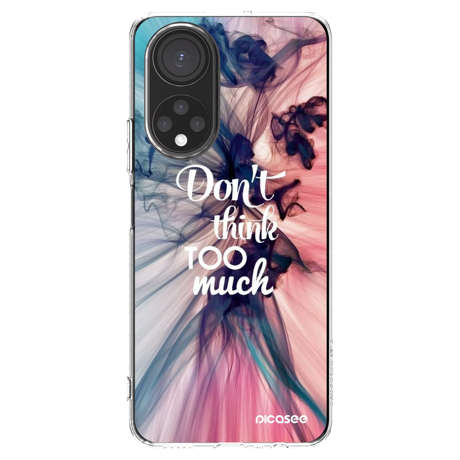 Picasee silikonska prozirna maskica za Honor X7 - Don't think TOO much
