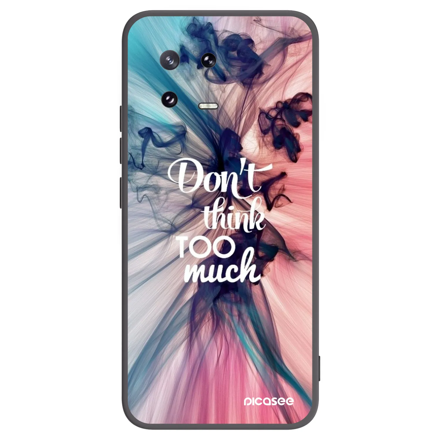 Picasee crna silikonska maskica za Xiaomi 13 Pro - Don't think TOO much