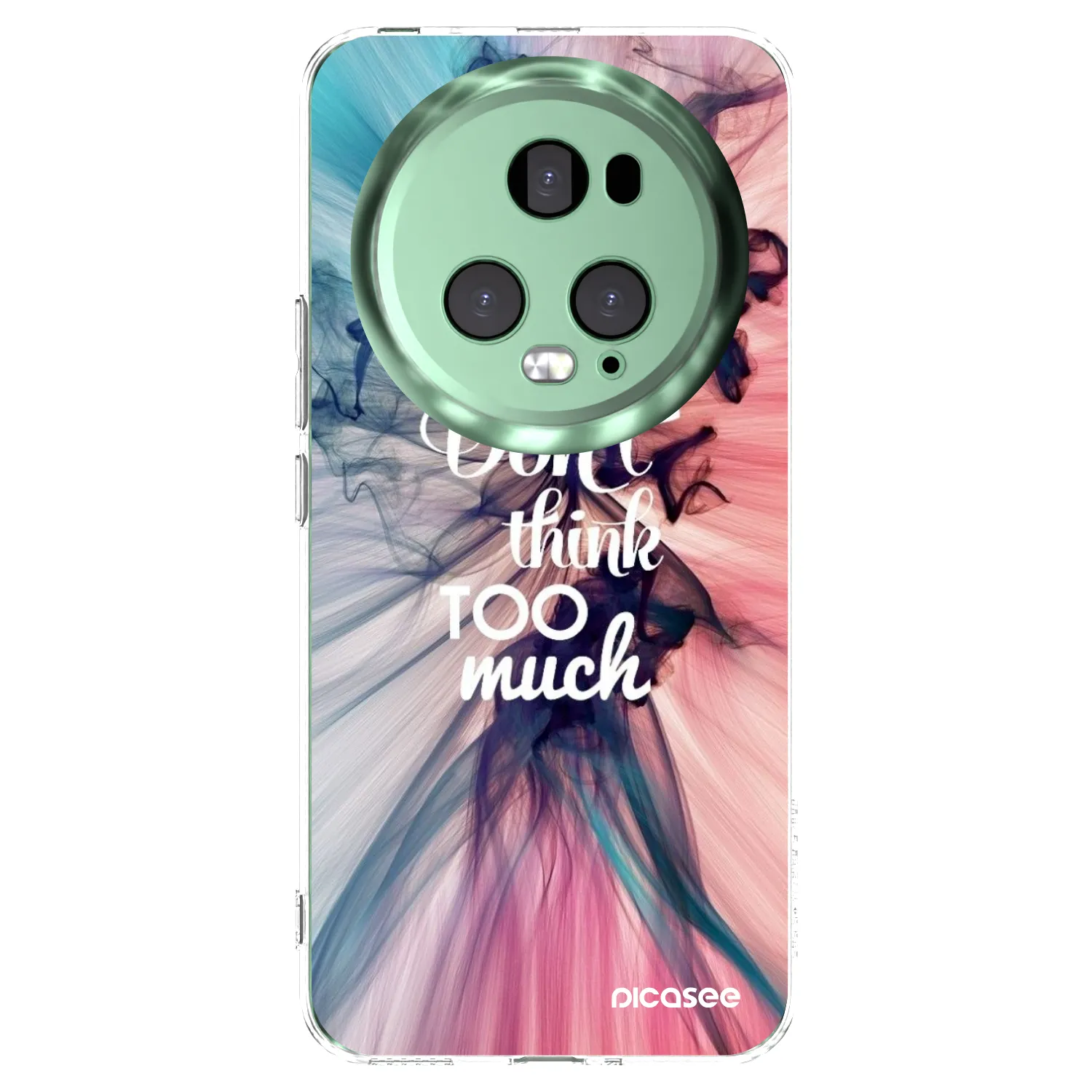 Picasee silikonska prozirna maskica za Honor Magic5 Pro - Don't think TOO much