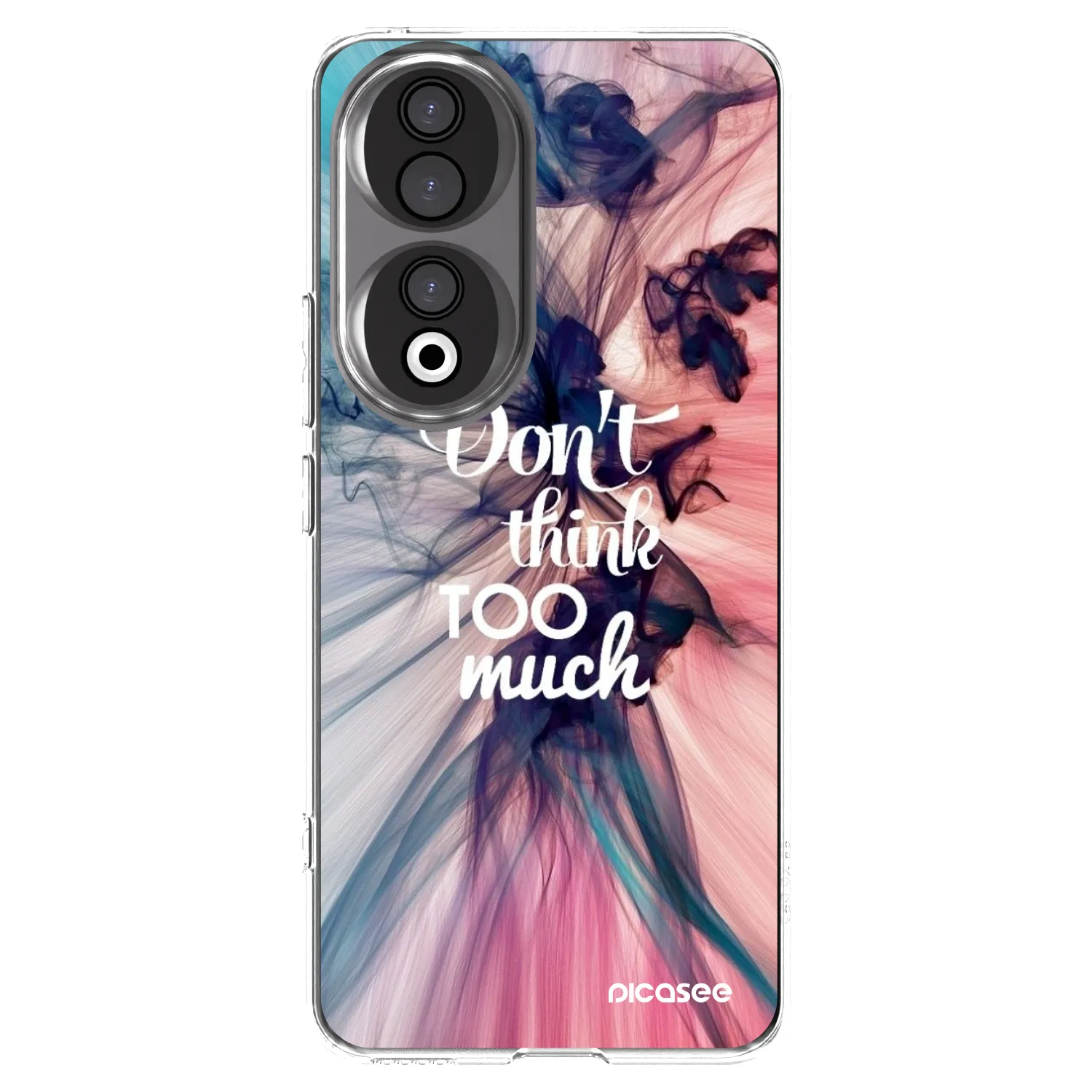 Picasee silikonska prozirna maskica za Honor 90 5G - Don't think TOO much