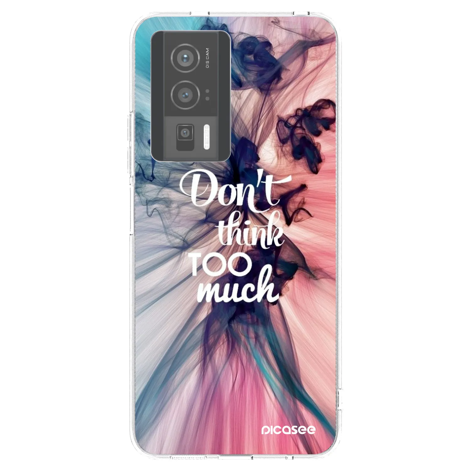 Picasee silikonska prozirna maskica za Xiaomi Poco F5 Pro 5G - Don't think TOO much
