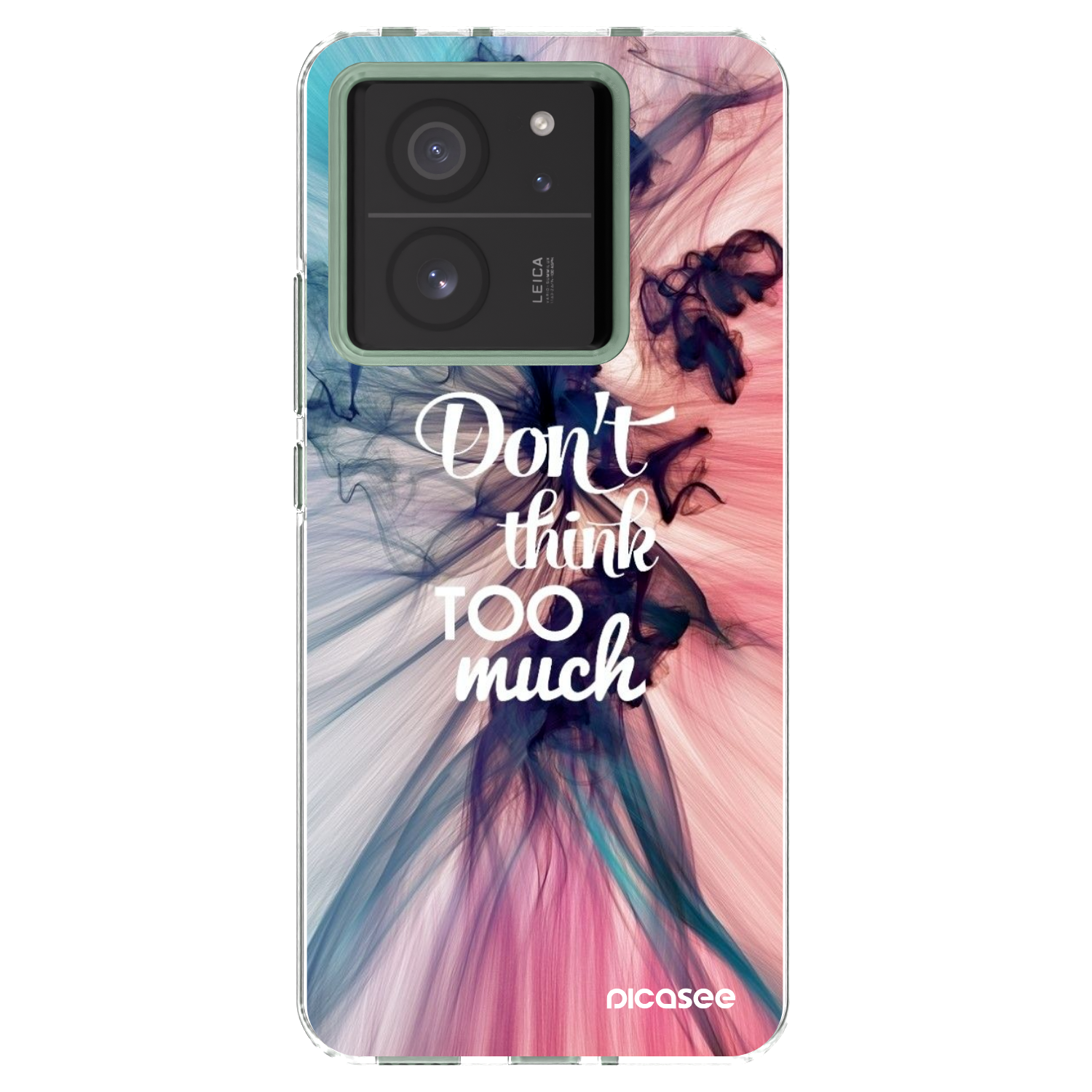 Picasee silikonska prozirna maskica za Xiaomi 13T - Don't think TOO much