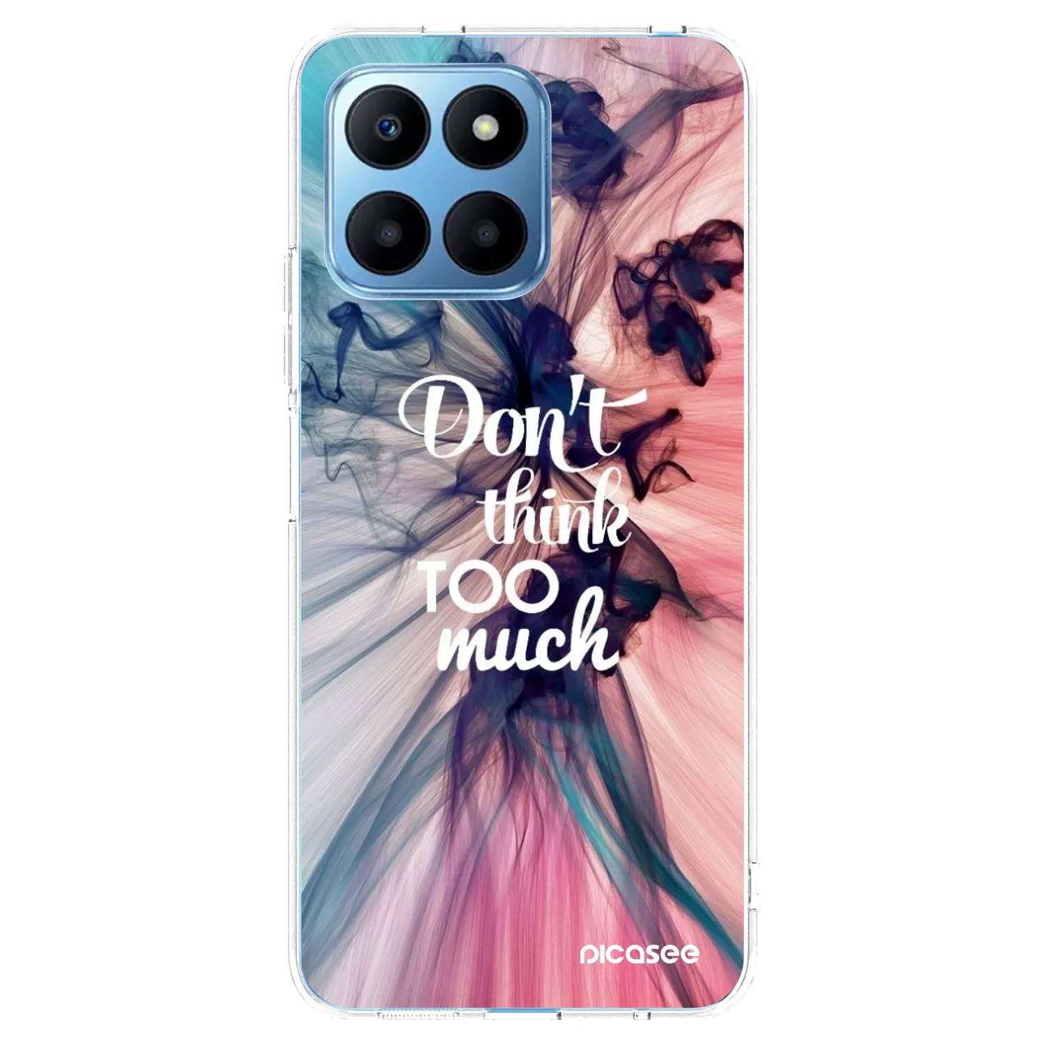 Picasee silikonska prozirna maskica za Honor 70 Lite - Don't think TOO much