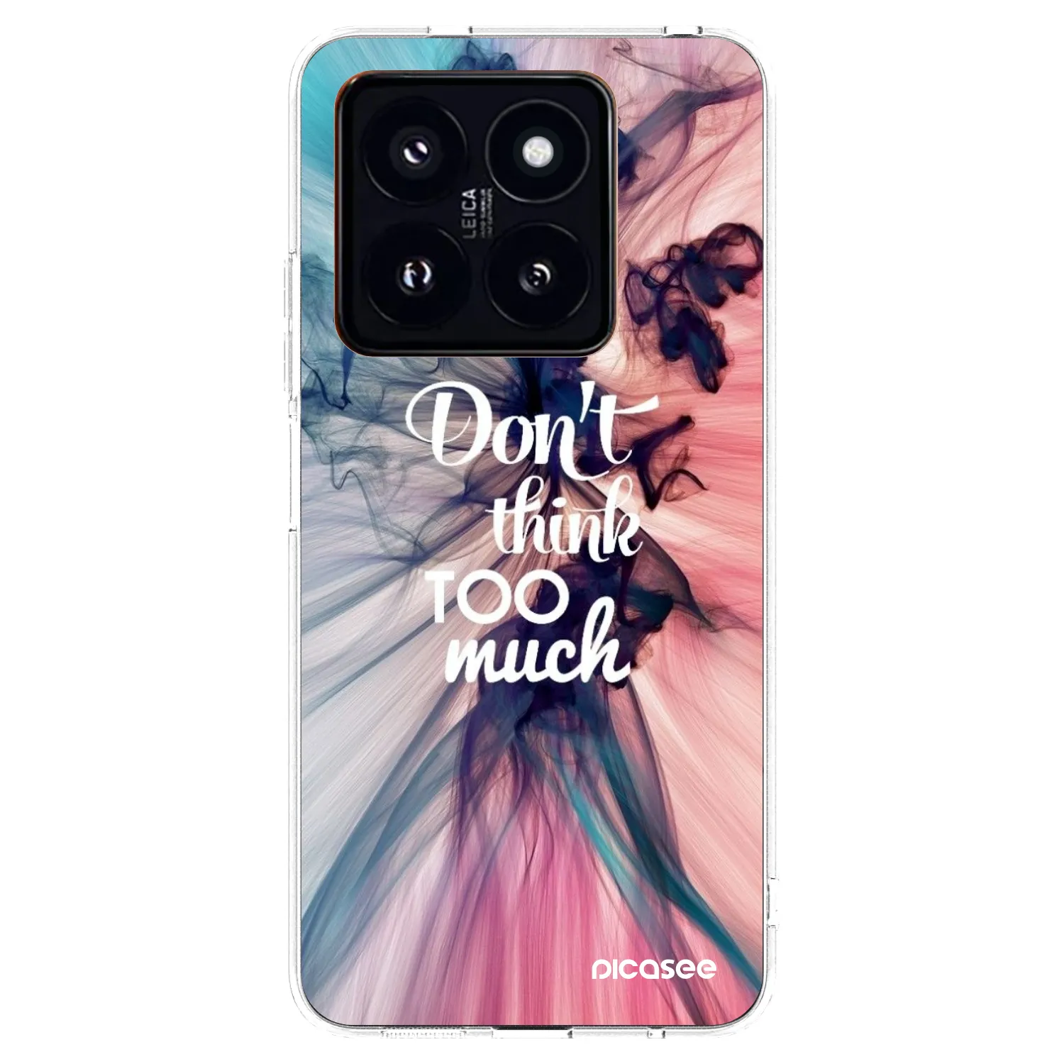 Picasee silikonska prozirna maskica za Xiaomi 14 Pro - Don't think TOO much