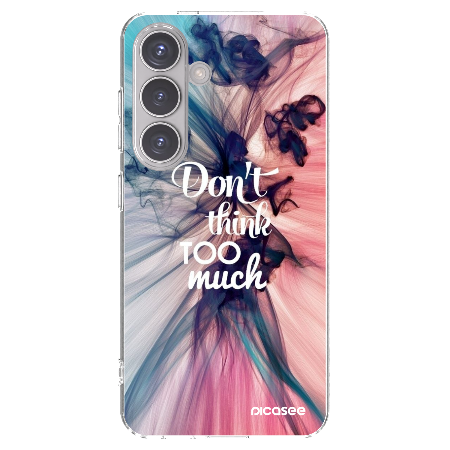 Picasee silikonska prozirna maskica za Samsung Galaxy S24 S921B 5G - Don't think TOO much