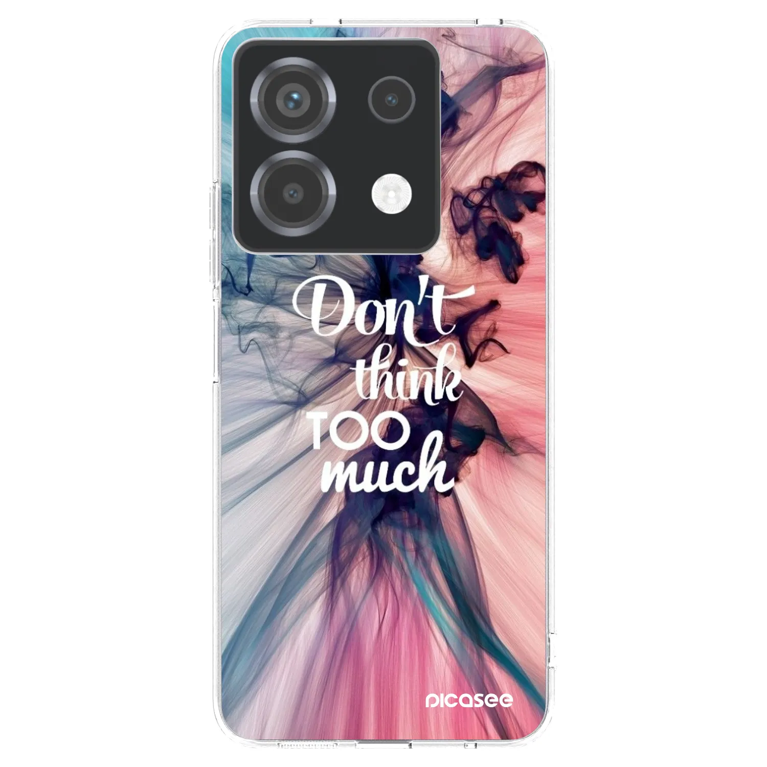 Picasee silikonska prozirna maskica za Xiaomi Poco X6 - Don't think TOO much