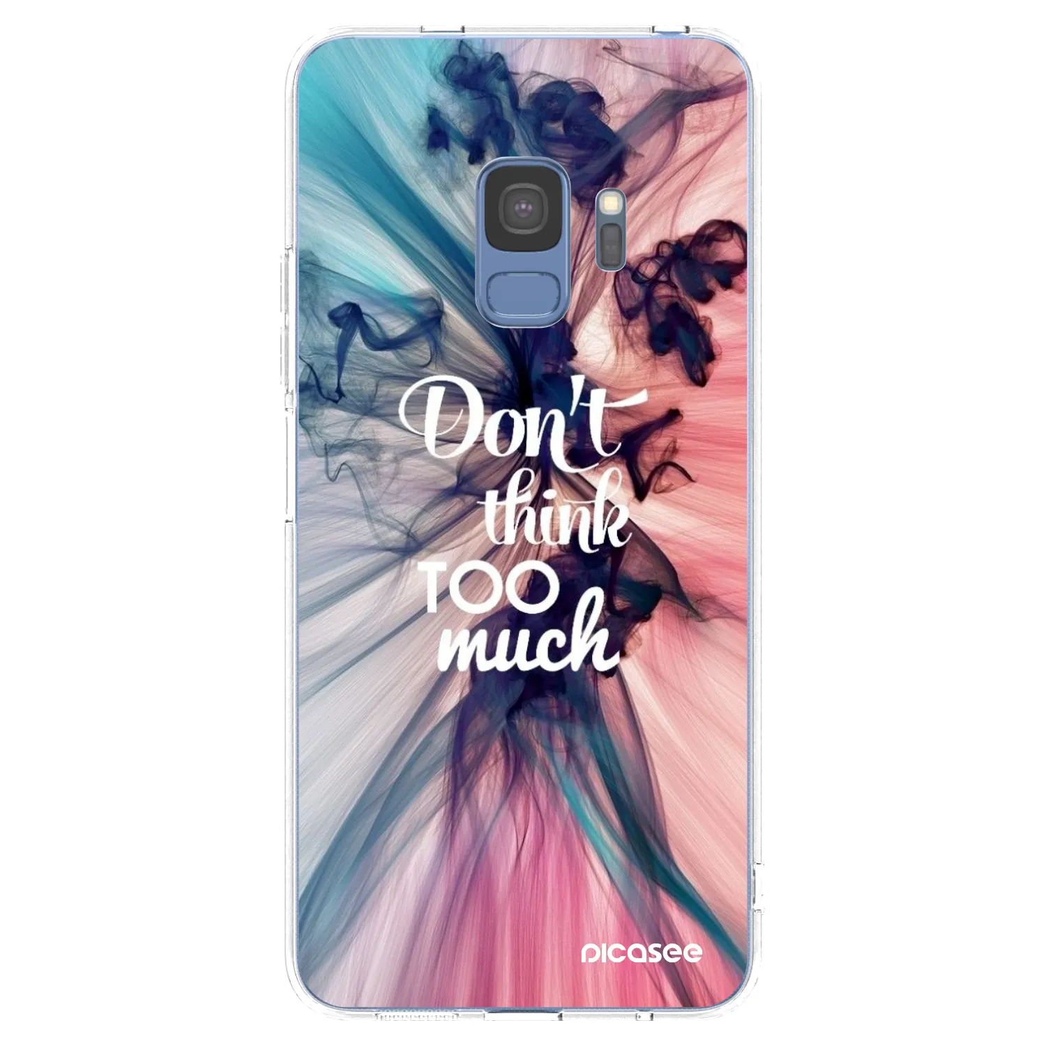 Picasee silikonska prozirna maskica za Samsung Galaxy S9 G960F - Don't think TOO much
