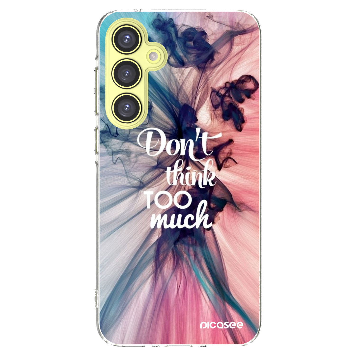 Picasee silikonska prozirna maskica za Samsung Galaxy A35 5G A356B - Don't think TOO much