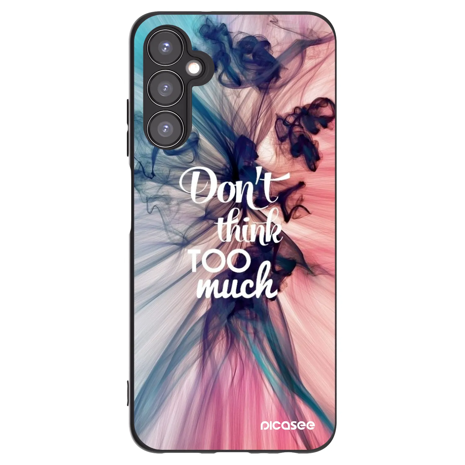 Picasee crna silikonska maskica za Samsung Galaxy A05s A057G - Don't think TOO much