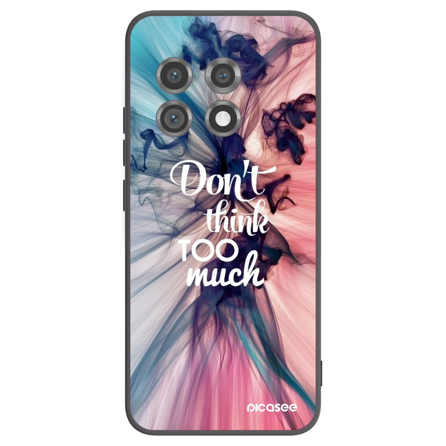 Picasee crna silikonska maskica za OnePlus 11 5G - Don't think TOO much