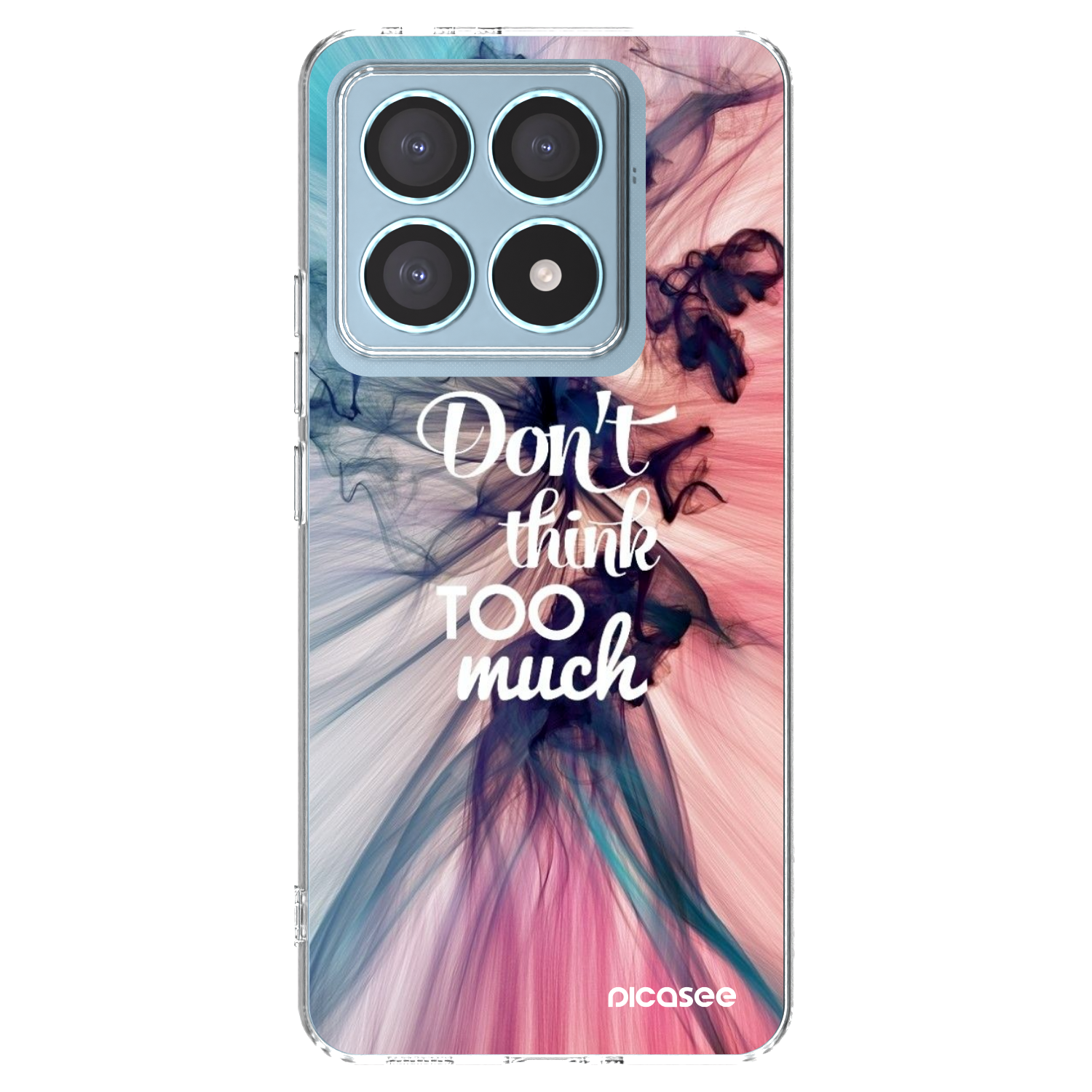 Picasee silikonska prozirna maskica za Xiaomi 14T Pro - Don't think TOO much