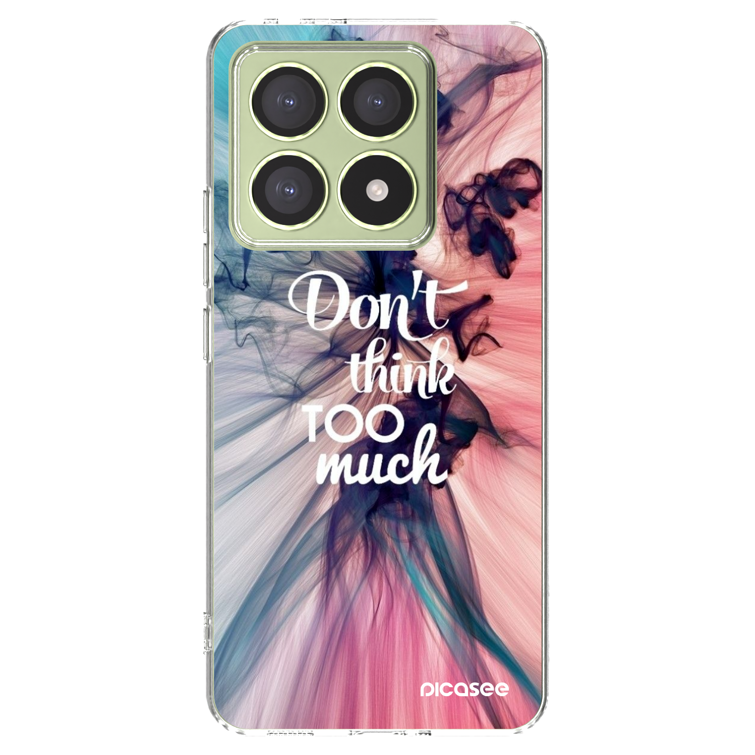 Picasee silikonska prozirna maskica za Xiaomi 14T - Don't think TOO much