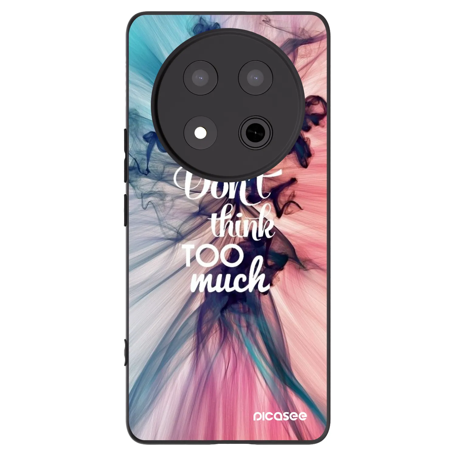 Picasee crna silikonska maskica za Honor Magic7 Lite 5G - Don't think TOO much