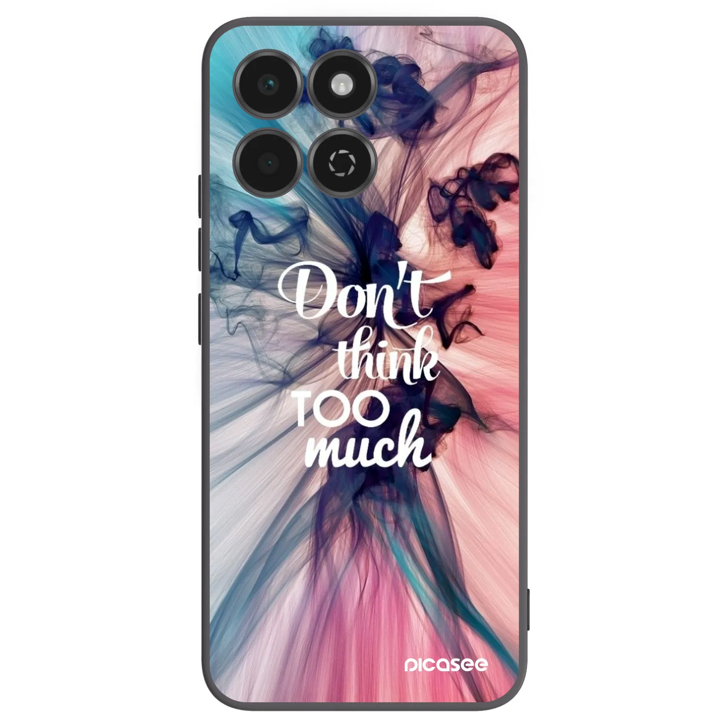 Picasee crna silikonska maskica za Honor 200 Smart 5G - Don't think TOO much