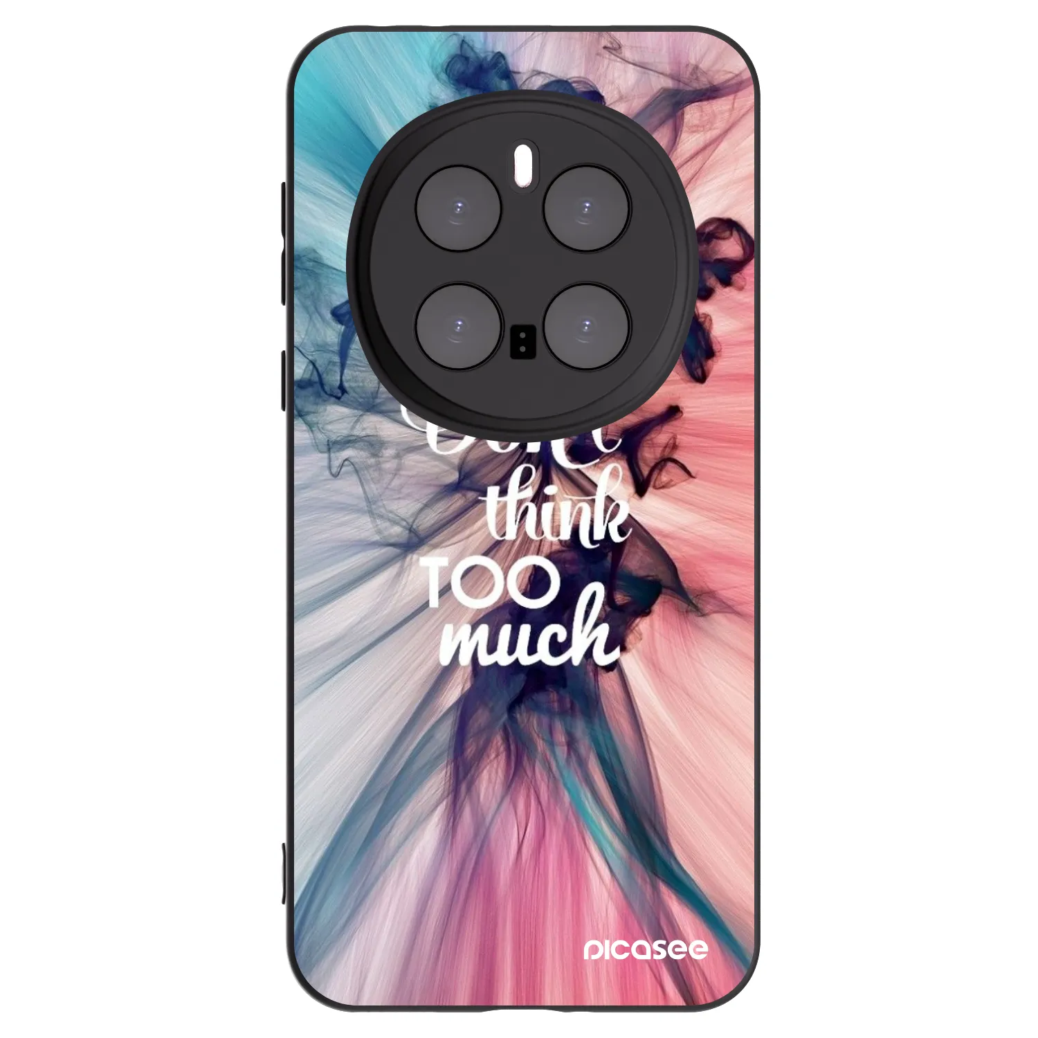 Picasee crna silikonska maskica za Honor Magic7 Pro 5G - Don't think TOO much