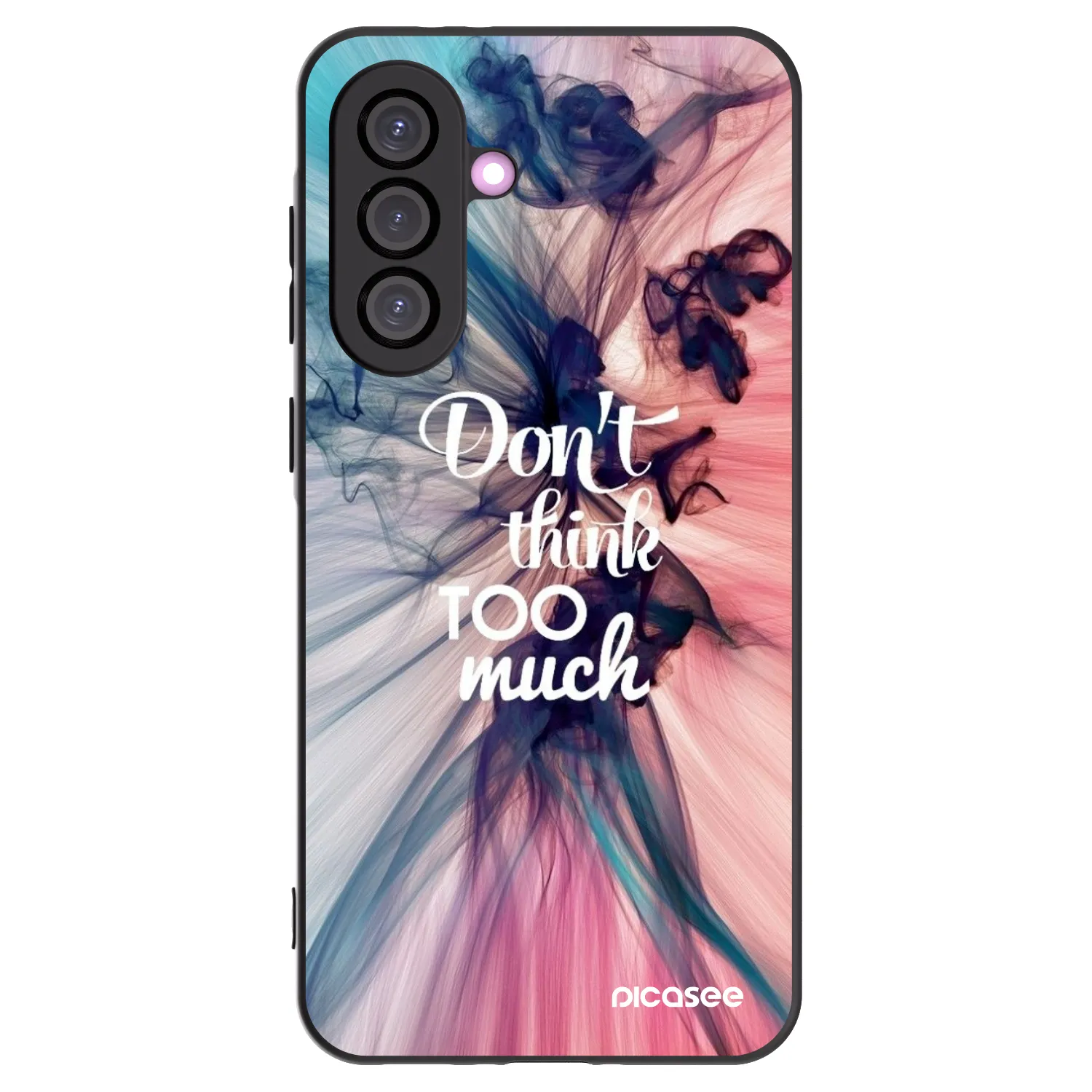 Picasee crna silikonska maskica za Samsung Galaxy A56 5G A566B - Don't think TOO much