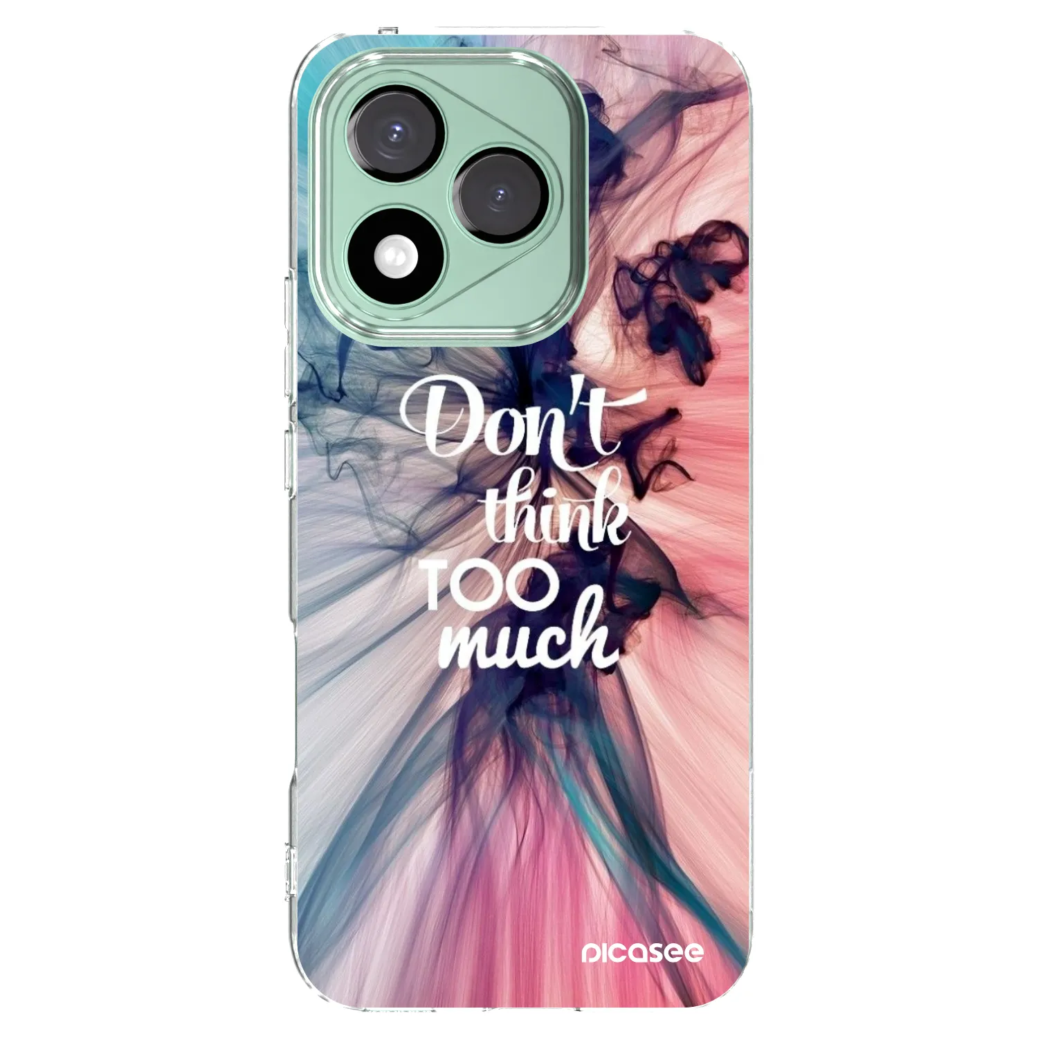 Picasee silikonska prozirna maskica za Honor 400 Lite 5G - Don't think TOO much