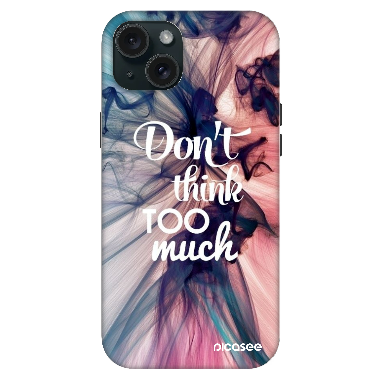 Picasee Fashion Case MagSafe za Apple iPhone 15 Plus - Don't think TOO much
