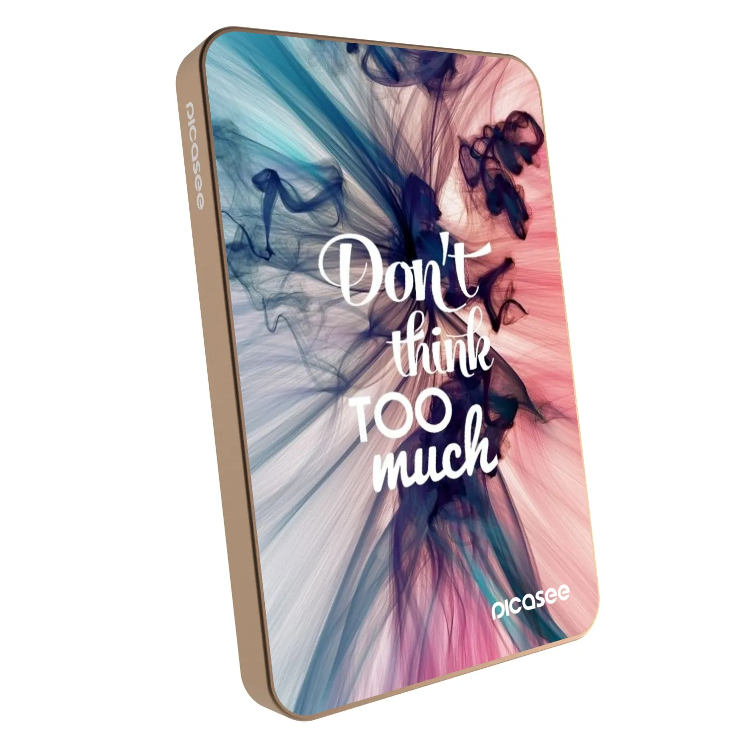 Picasee Prijenosni punjač s MagSafe 5 000 mAh Zlatni - Don't think TOO much