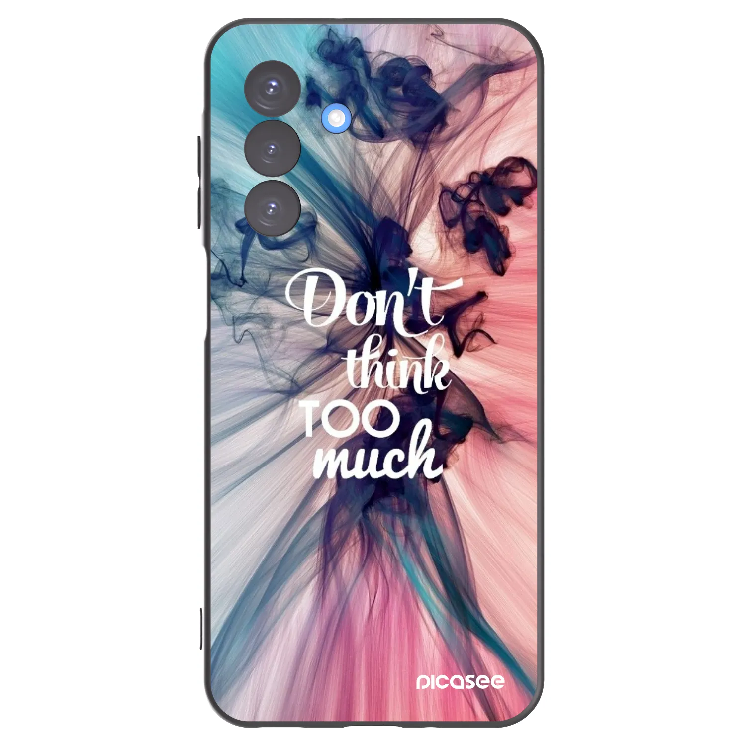 Picasee crna silikonska maskica za Samsung Galaxy A17 5G - Don't think TOO much