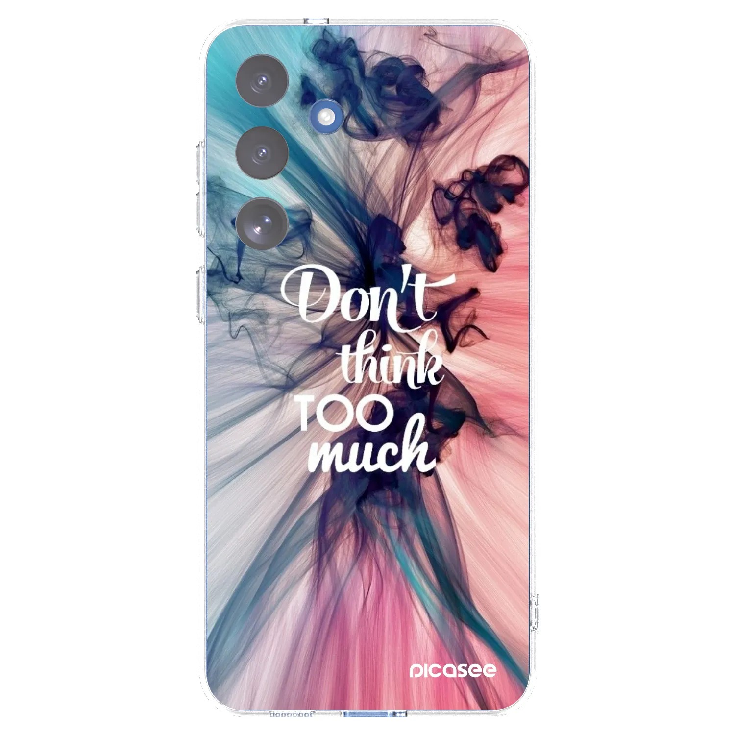 Picasee silikonska prozirna maskica za Samsung Galaxy S25 FE 5G - Don't think TOO much