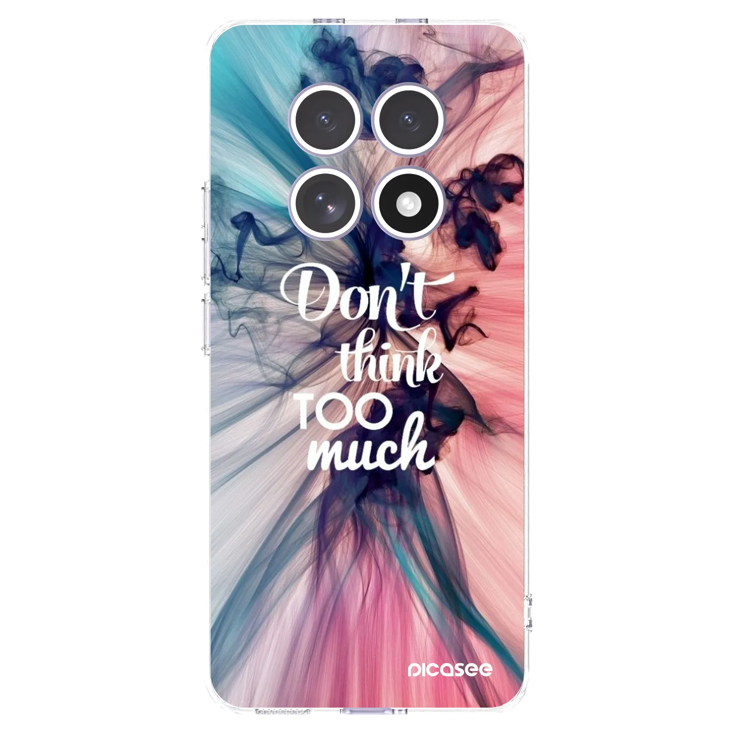 Picasee silikonska prozirna maskica za Xiaomi Redmi Note 15 - Don't think TOO much