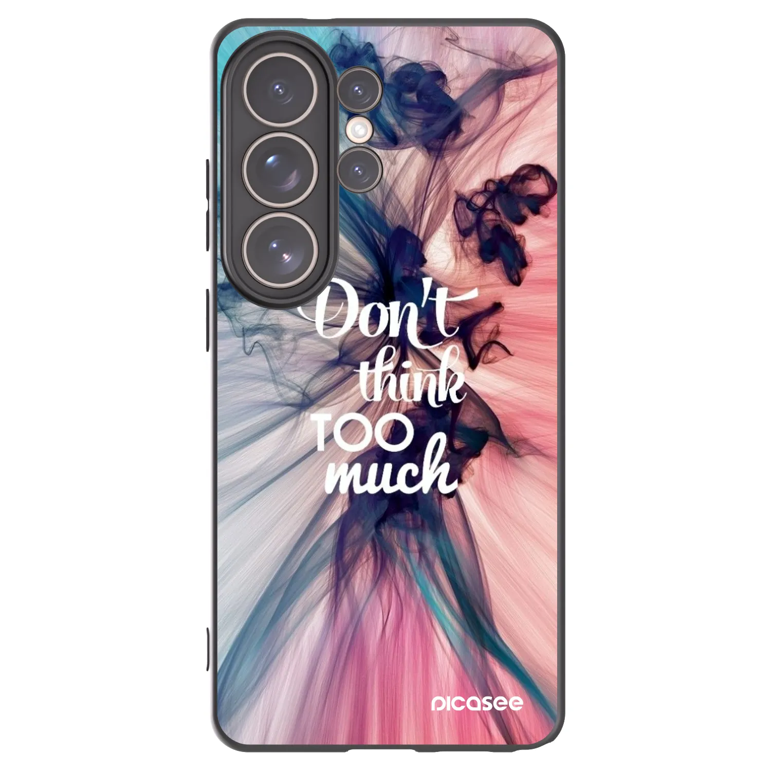 Picasee crna silikonska maskica za Samsung Galaxy S26 Ultra - Don't think TOO much