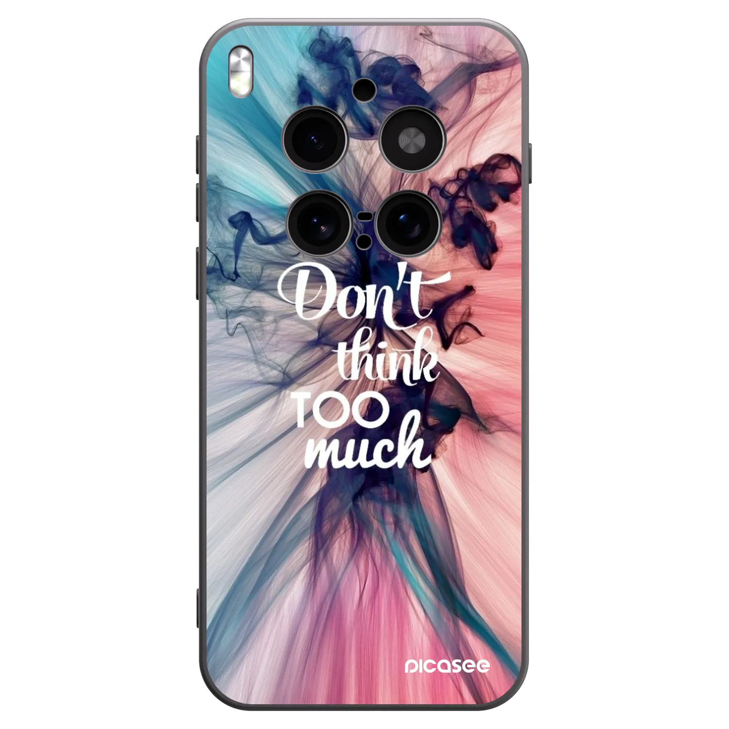 Picasee crna silikonska maskica za Vivo X300 Pro - Don't think TOO much