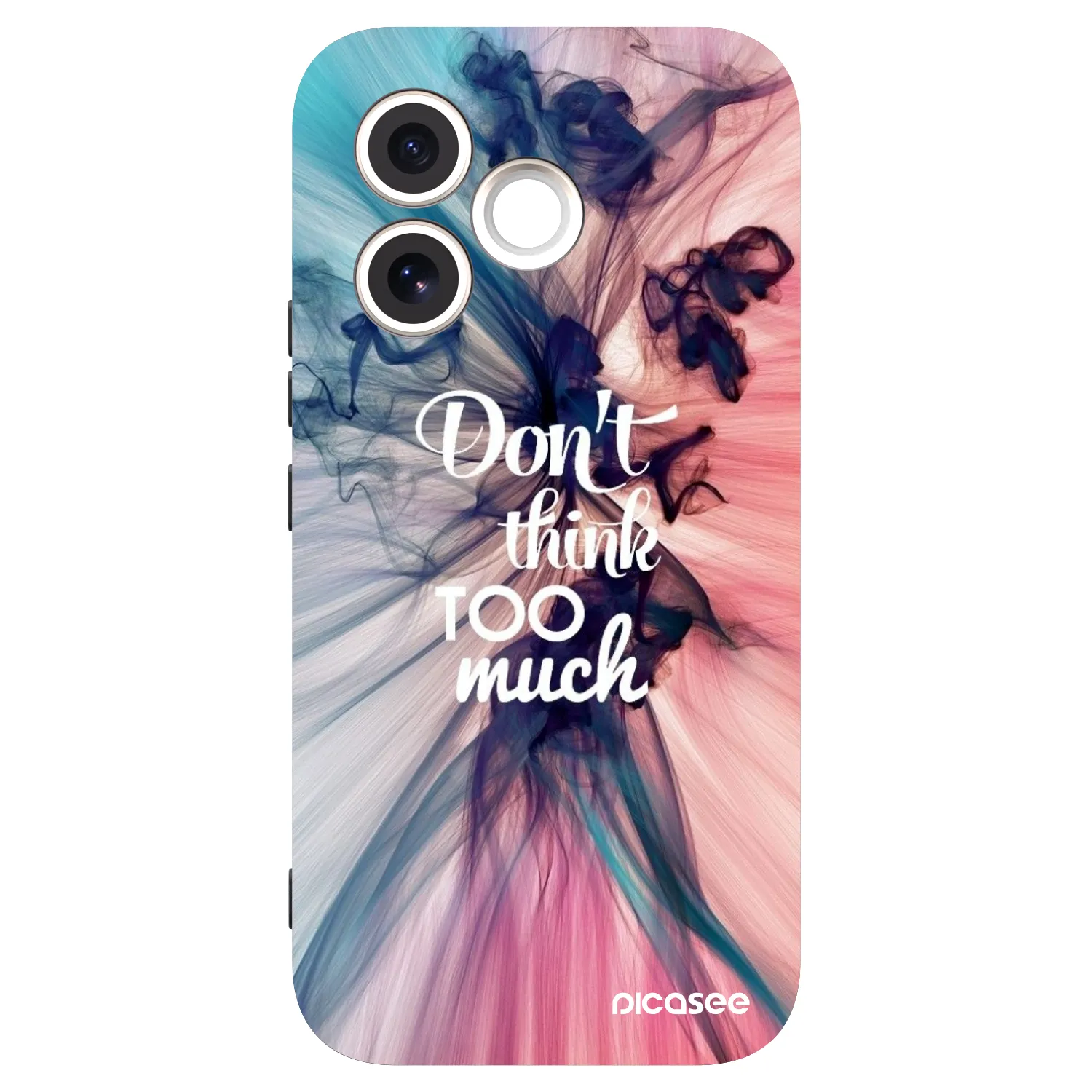 Picasee crna silikonska maskica za Honor 600 Lite - Don't think TOO much