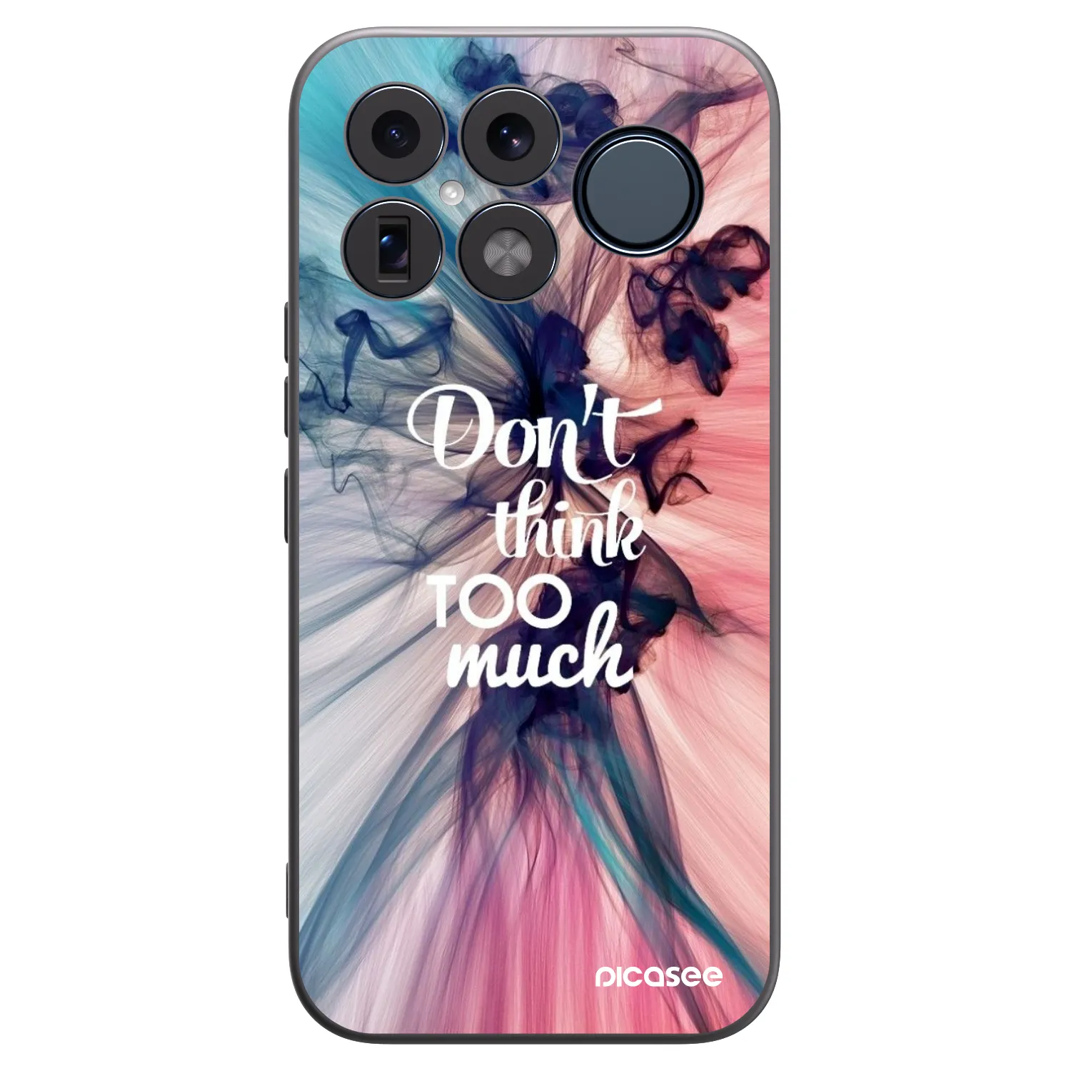 Picasee crna silikonska maskica za Xiaomi Poco F8 Ultra - Don't think TOO much