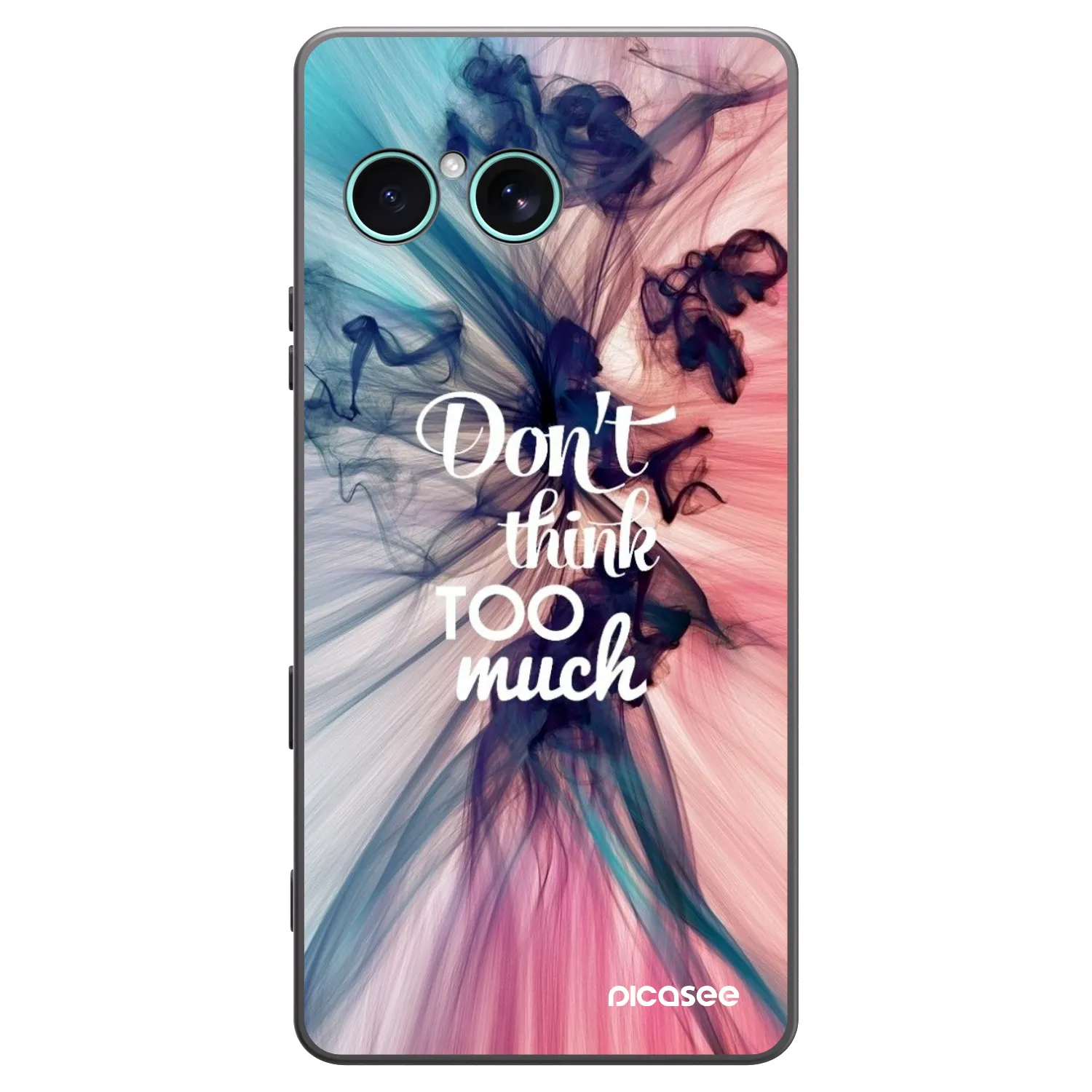 Picasee crna silikonska maskica za Sony Xperia 10 VII - Don't think TOO much