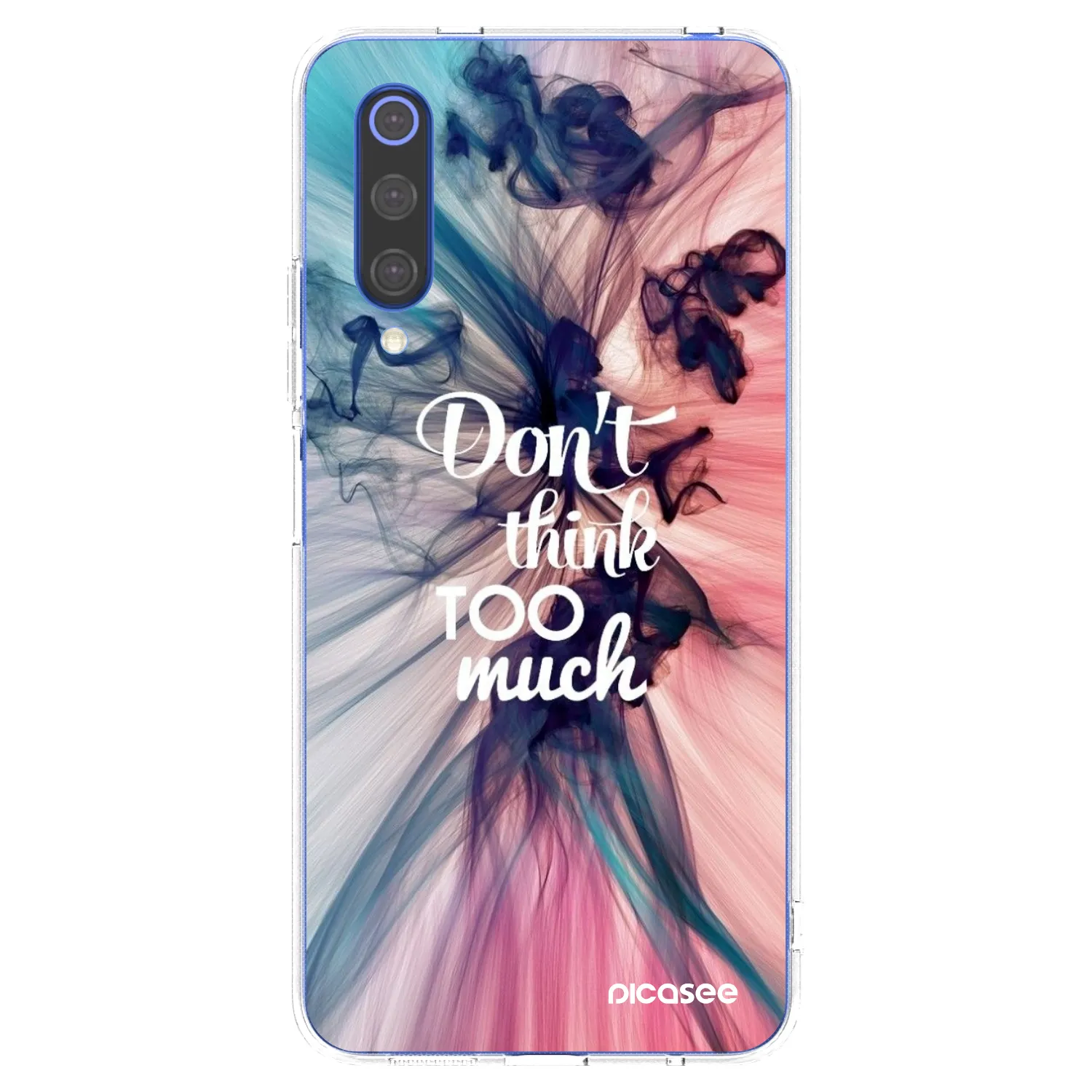 Picasee silikonska prozirna maskica za Xiaomi Mi 9 SE - Don't think TOO much