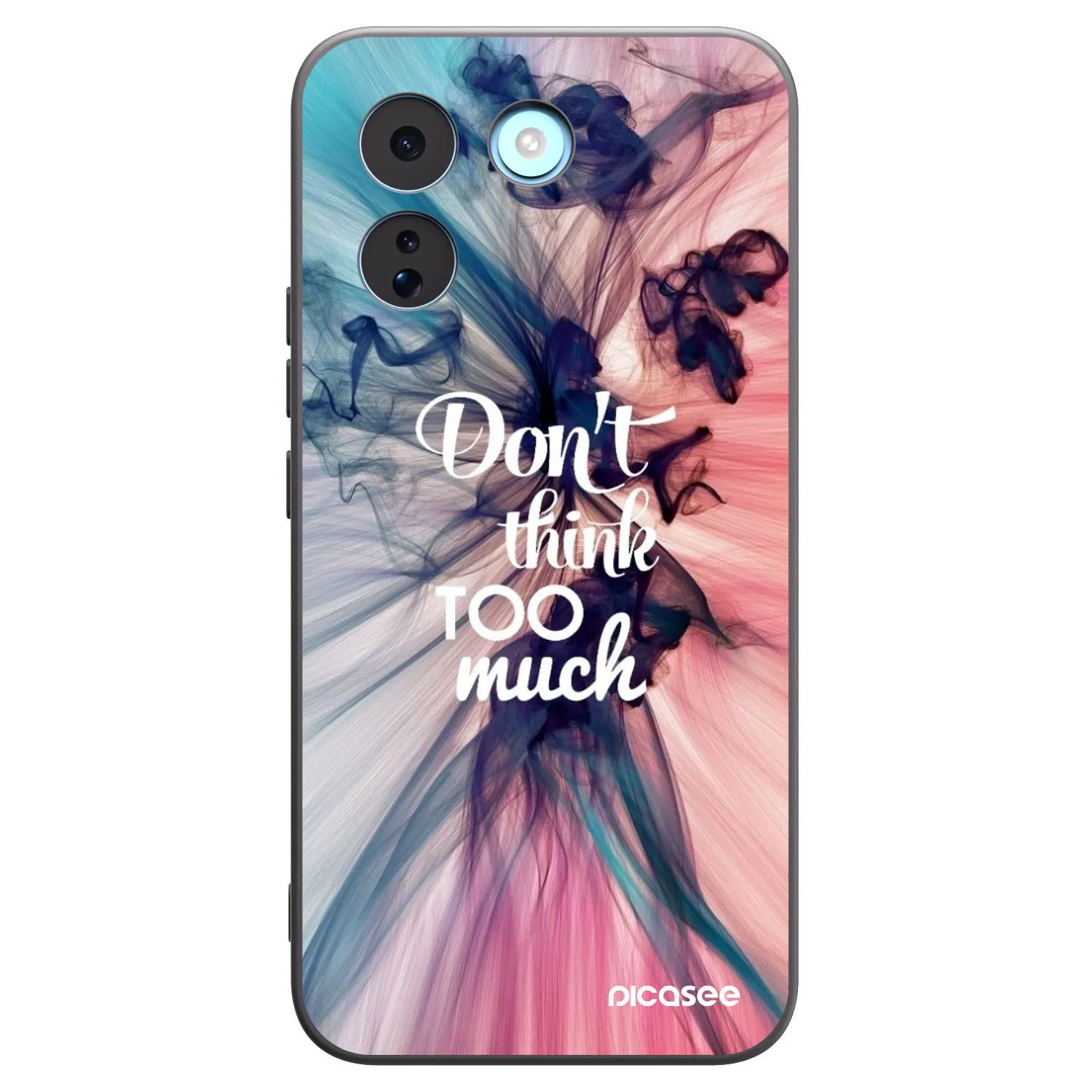 Picasee crna silikonska maskica za Xiaomi Redmi Note 17 Pro MAX 5G - Don't think TOO much